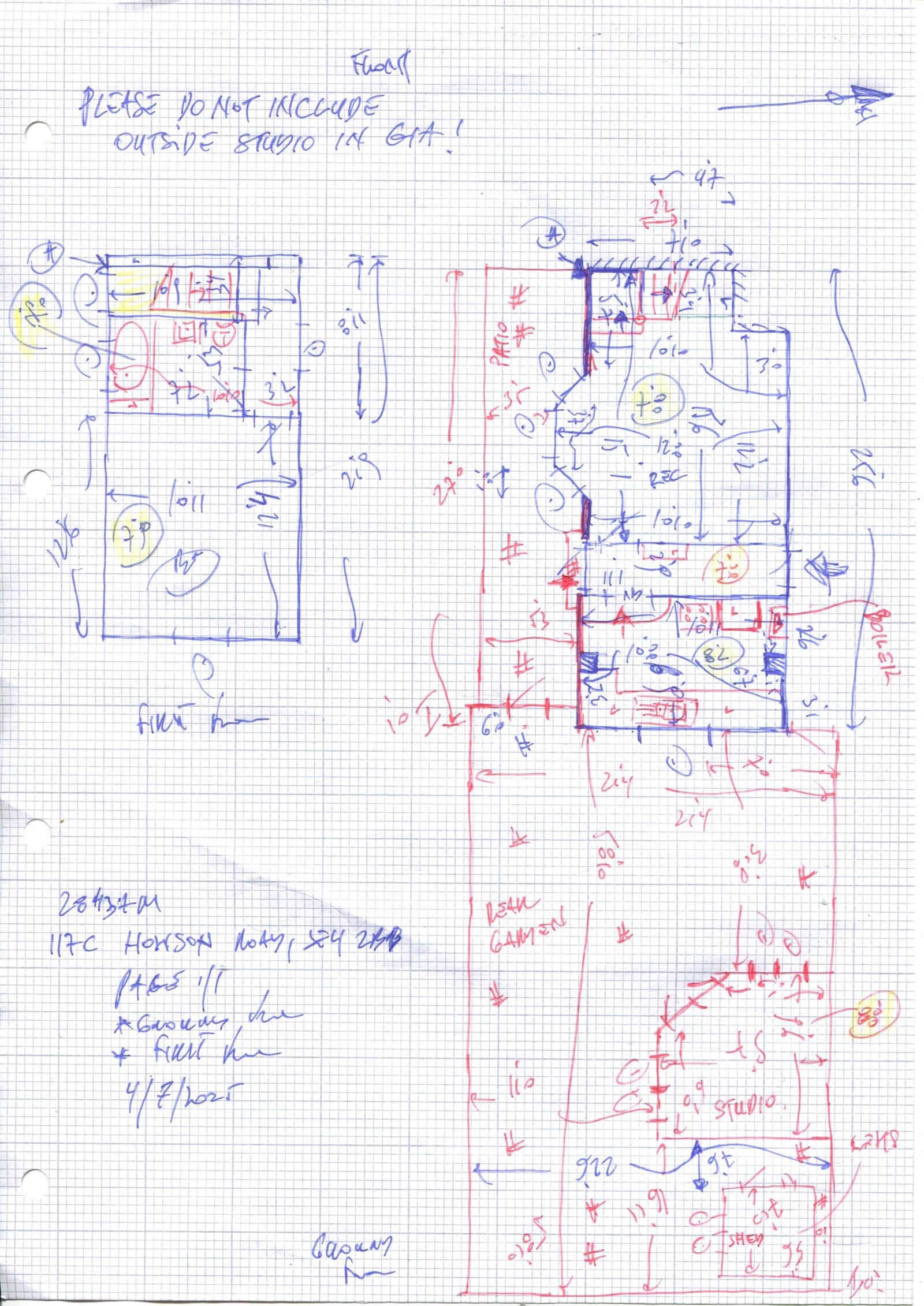 2D Floor Plan (B&W)
